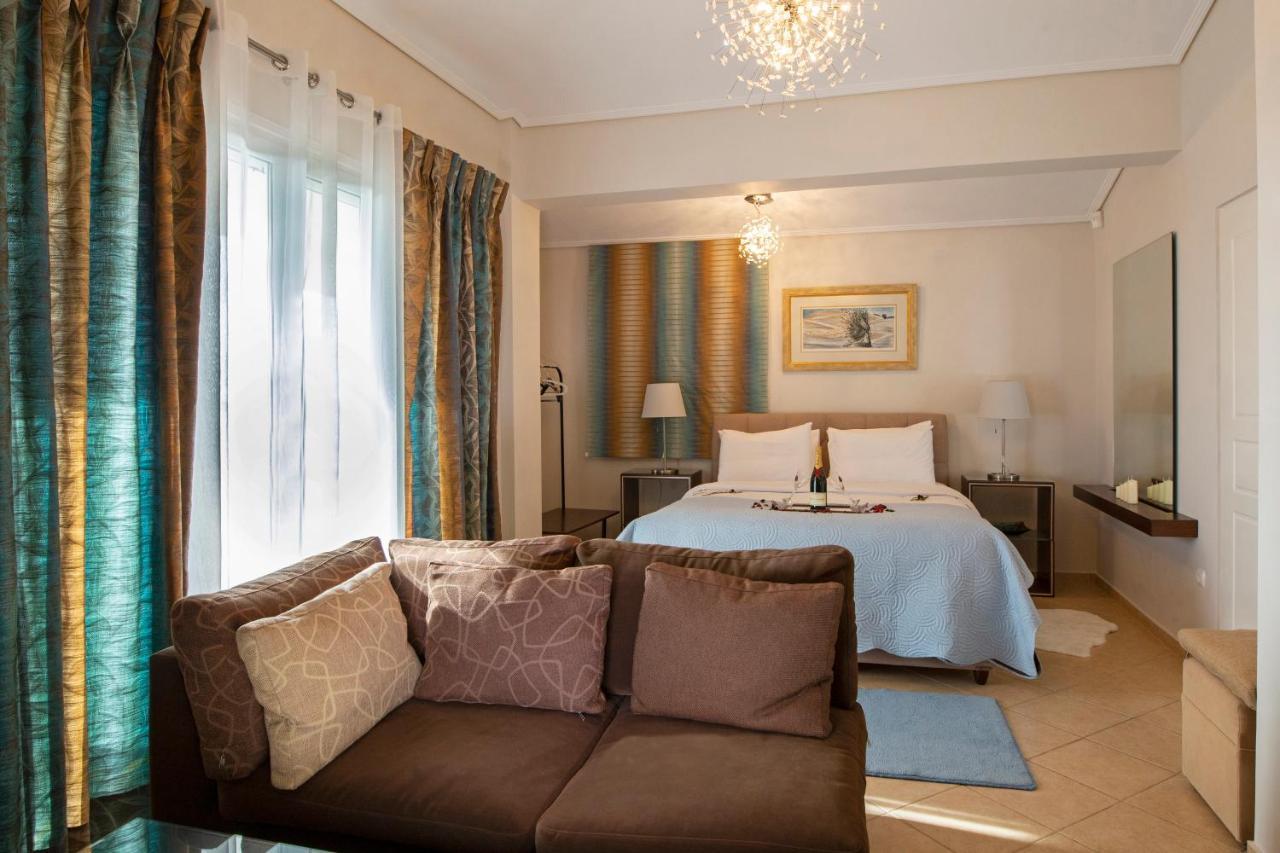 Nostalgia Seaview House Apartman Anáviszosz Kültér fotó