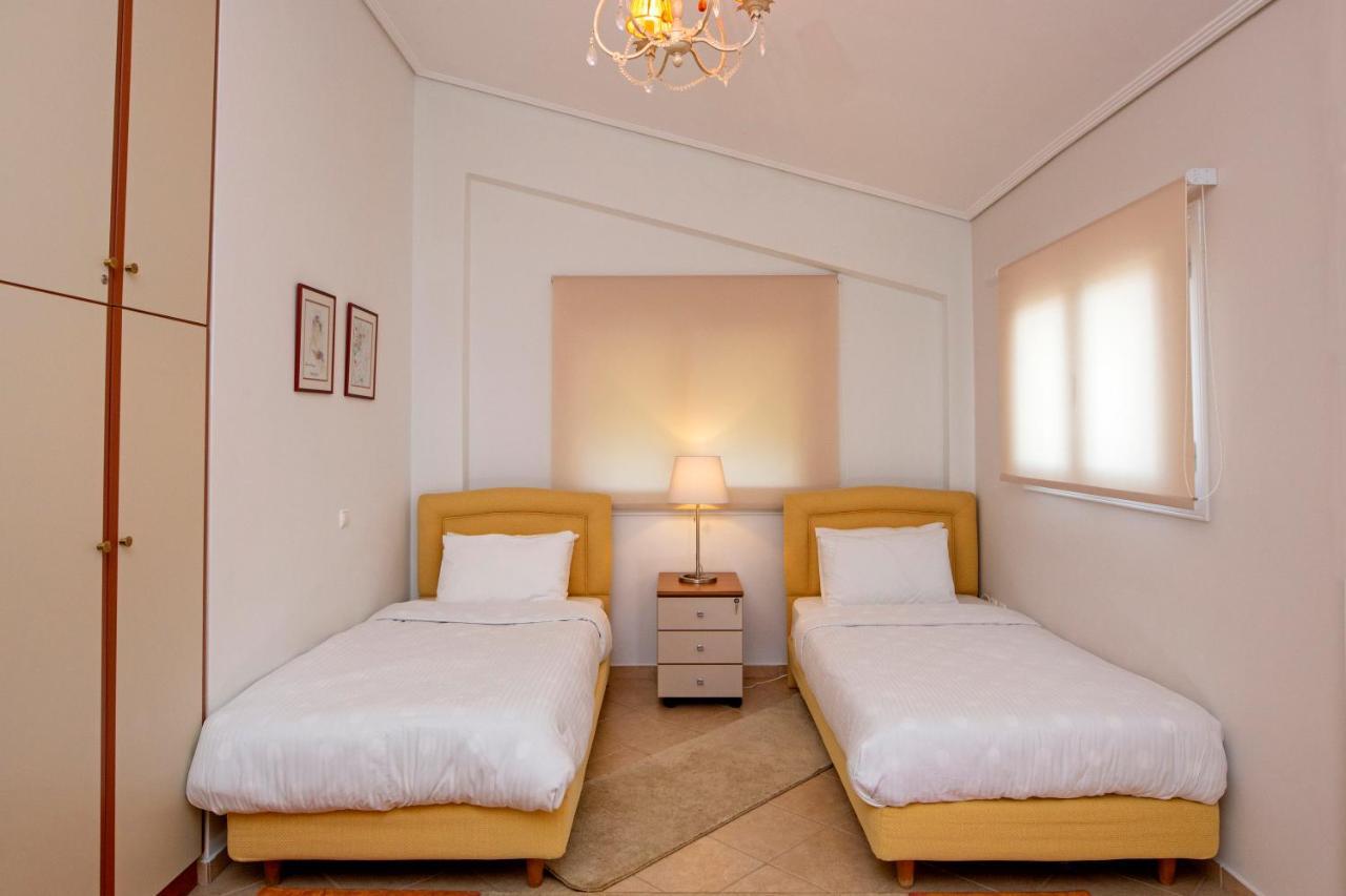 Nostalgia Seaview House Apartman Anáviszosz Kültér fotó